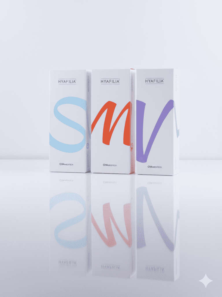Acide hyaluronique Hyafilia® S, M, V avec lidocaïne – technologie coréenne